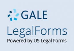 Gale Legal Forms Logo with Link to Database page