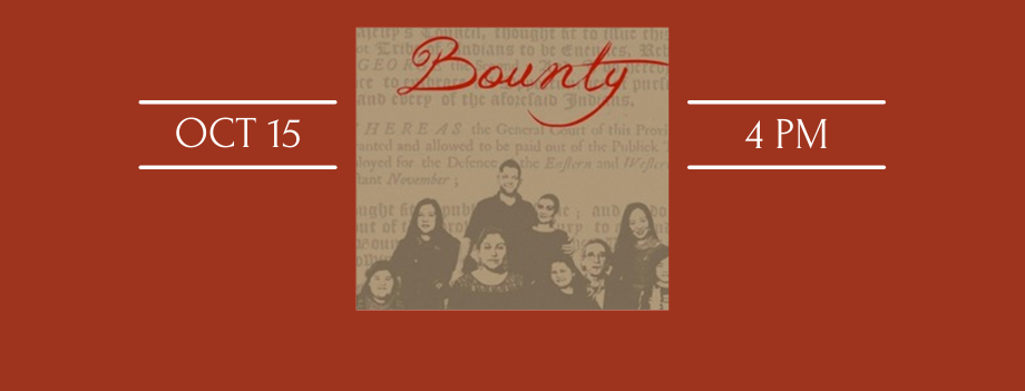 Promotion image for "Bounty" Screening and Panel Discussion